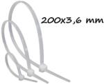 Kábel-Trend Kábelkötegelő, gyorskötöző 200x3, 6 mm, natúr (100 db)
