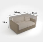 Nortene COVERTOP bútortakaró 90 g/m2 - 140 x 85 x h. 70 cm - kanapé 2 fős - drapp - 2013610