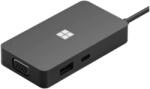 Microsoft Adaptor multiport Microsoft Resigilat SWV-00008 Travel Hub USB-C Gigabit HDMI VGA Negru (SWV-00008/RES)