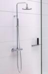 Balneum PIETRA termosztátos csaptelep zuhanyszettel, és esőztetővel (BL-ZTCS-S01)