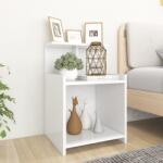 vidaXL Noptiere, 2 buc. , alb, 40x35x60 cm, PAL (806176)