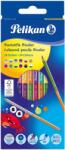 Pelikan Creioane colorate Bicolor, 24 culori, 12 buc/set Pelikan 700146 (700146)