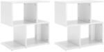 vidaXL Noptiere, 2 buc. , alb extralucios, 50x30x51, 5 cm, PAL (806377)