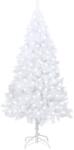 vidaXL Brad de Crăciun artificial cu LED&ramuri groase, alb, 120 cm (3077453)