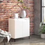 vidaXL Servantă, alb extralucios, 60x35x70 cm, PAL (806082) Comoda