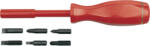 Cromwell 1/4" hatszög csavarhúzó bit behajtó, fix markolatú + 6 db bit (KEN5737060K)