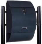 STILISTA Postaláda állvánnyal acél 33 x 17 cm (40100053)