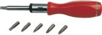 Cromwell 1/4" hatszög csavarhúzó bit behajtó, racsnis + 6 db bit (KEN5737040K)