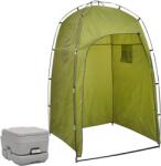 vidaXL hordozható kemping WC sátorral 10+10 L (3081890)
