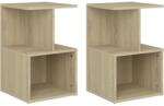 vidaXL Noptiere, 2 buc. , stejar sonoma, 35x35x55 cm, PAL (806353)
