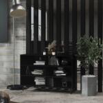 vidaXL Servantă, negru extra lucios, 103, 5x35x70 cm, PAL (806047) Comoda
