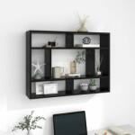 vidaXL Raft de perete, negru , 75x16x55 cm, PAL (803003) Raft