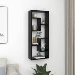 vidaXL Raft de perete, negru, 36x16x90 cm, PAL (803012) Raft