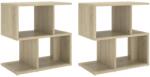 vidaXL Noptiere, 2 buc. , stejar sonoma, 50x30x51, 5 cm, PAL (806371)