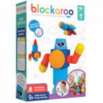 Clics Toys Set cuburi din spuma cu magnet Blockaroo, Robot 10 piese (blockaroo_301001)