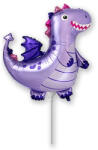 Flexmetal Fólia lufi, mini forma, lila sárkány