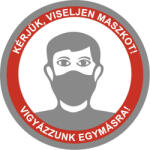  Sticker Kerjuk Viseljen Maszkot