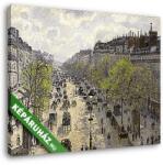 Vászonkép: Camille Pissarro: A Montmartre sugárút tavasszal(125x100 cm)