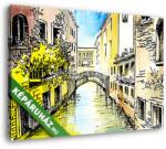  Vászonkép: Premium Kollekció: Híd épületek Velencében(145x105 cm)