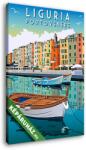  Vászonkép: Utazás poszter - Liguria, Portovenere(110x145 cm)
