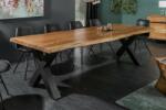 Invicta MAMMUT barna akácfa étkezőasztal 300cm