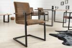 Invicta IMPERIAL antik barna-fekete fémvázas szék