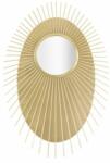 Mauro Ferretti GLAM EYE arany és tükröződő vas falitükör
