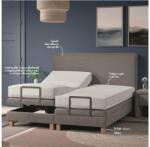 Revor International BE COMFY elektromos boxspring ágy 160 cm