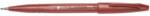 Pentel Marker caligrafic Brush Pen Touch Pentel maro PESES15CE (PESES15CE)