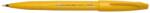 Pentel Marker caligrafic Brush Pen Touch Pentel galben PESES15CG (PESES15CG)