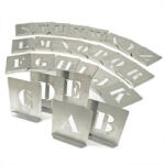 KENNEDY 60 mm acél stencil betű készlet, 26 részes (KEN5612600K)