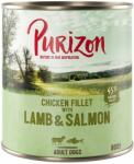 Purizon Purizon Adult 6 x 800 g - fără cereale Black Angus & curcan cu cartofi dulci și merișoare