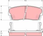 TRW set placute frana, frana disc TRW GDB3183 (GDB3183) - automobilus