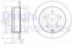 DELPHI Disc frana DELPHI BG4198 (BG4198) - automobilus