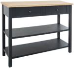 Atmosphera Createur D'interieur Masa consola Damian, lemn paulonia, gri, 110x40x85 cm Raft