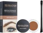 Makeup Revolution Brow Pomade pomadă pentru sprâncene 2, 5 g Soft Brown