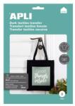 APLI Fólia, vasalható, A4, tintasugaras nyomtatóba, sötét pólóhoz, APLI (FOTA10247) - officesprint