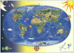 Stiefel Gyermek világtérkép fóliás-fémléces (70077FL)