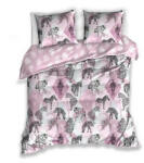 Zebra - pink ágyneműhuzat (140x200 + 70x90 cm), 2 részes