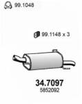 ASSO Toba esapament finala ASSO 34.7097 - automobilus