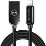 Mcdodo Cablu Auto Disconnect Lightning Black (1.2m, max 2A, led indicator)-T. Verde 0.1 lei/buc (CA-5261) - vexio