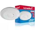 UltraTech Mikrohullámú mozgásérzékelő, fehér, 360 -os érzékelési szög, 1200 W, PS113WH