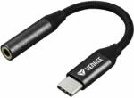 YENKEE USB C - 3, 5 mm jack átalakító, csatlakozó adapter, YTC 102