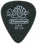 Dunlop 488R-060 - Tortex Pitch Black Pick, 0.60, Refill Bag of 72 Picks - P288P