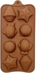  Szilikon bonbon és csokoládé forma - Tengeri állatok
