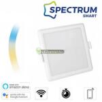spectrumLED Smart ALGINE 12W wifis okos LED mennyezeti lámpa színhőmérséklet+fényerő szabályozás 2évGar SLI038019CCT (SLI038019CCT)