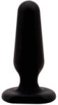 Chisa-novelties Dop Anal Din Silicon, Negru, 7.5 Cm
