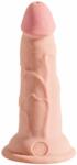 King Cock Dildo Clasic Cu Ventuza King Cock Triple Density, Natural, 12.5 Cm Dildo