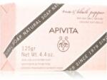 APIVITA Natural Soap Rose & Black Pepper почистващ твърд сапун 125 гр