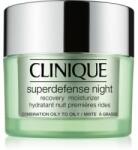 Clinique Superdefense Night Recovery Moisturizer хидратиращ нощен крем против бръчки за смесена и мазна кожа 50ml